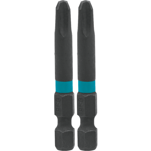 Makita A-96687 Impactx 3 Phillips 2" Power Bit (Pack of 2)