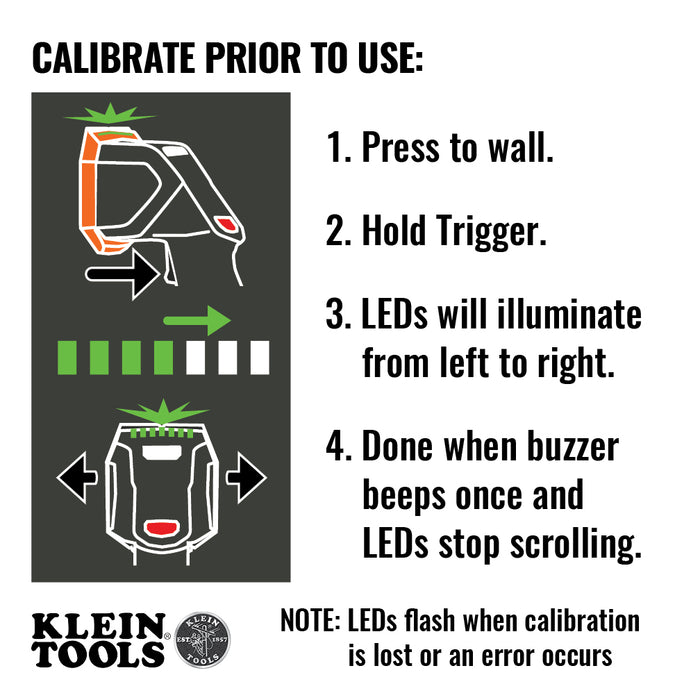 Klein Tools ESF150LL Electronic Stud Finder with Cross-Line Lasers