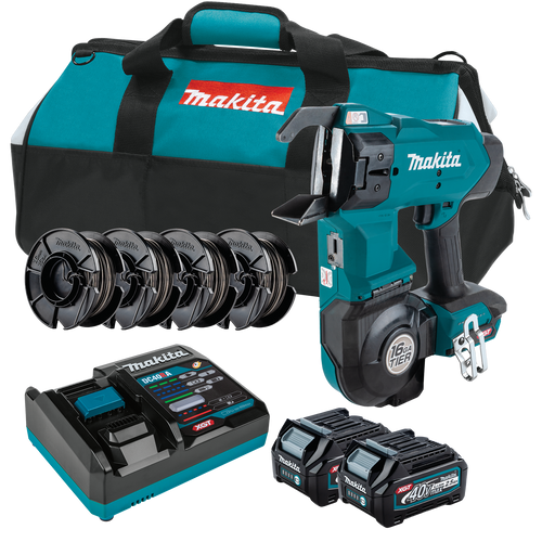Makita GRT01D 40V max XGT Lithium‑Ion Brushless 16 Gauge Rebar Tying Tool Kit (2.5 Ah)