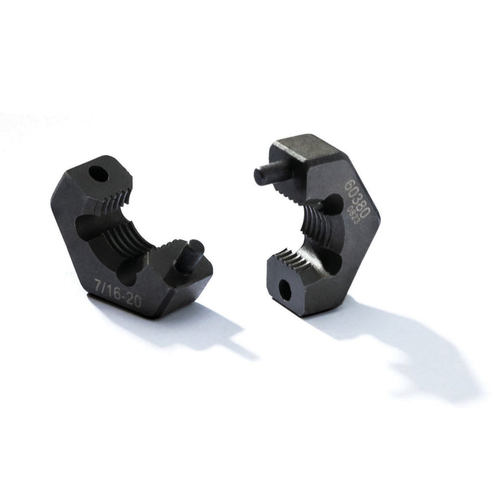 Steelman 60380 7/16-20 SAE Split Die Thread Chaser, Indexing Pins, Steel, Repairs Threads on Wheel Studs and Bolts