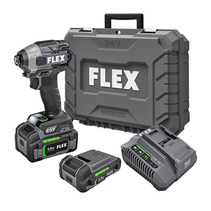 FLEX 1/4 In. Quick Eject Hex Impact Driver w/Multi-Mode Kit