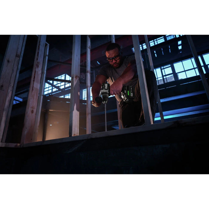 FLEX 24V Brushless Cordless 1/2 In. 2-Speed Hammer Drill 1,400 In. Lbs w/6.0Ah Stacked Lithium-Ion Battery