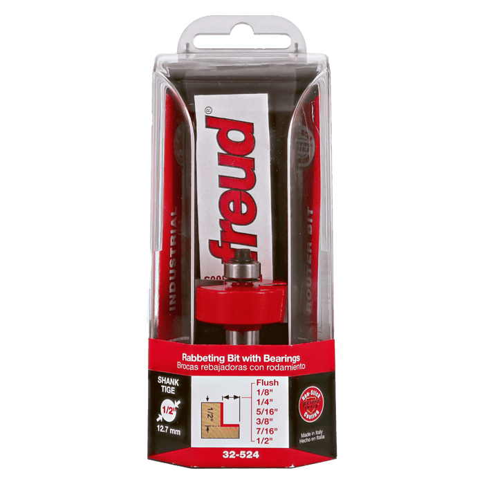 Freud 32-524 Router Bit, 1-3/8" Diameter Cutter with 1/2" Shank
