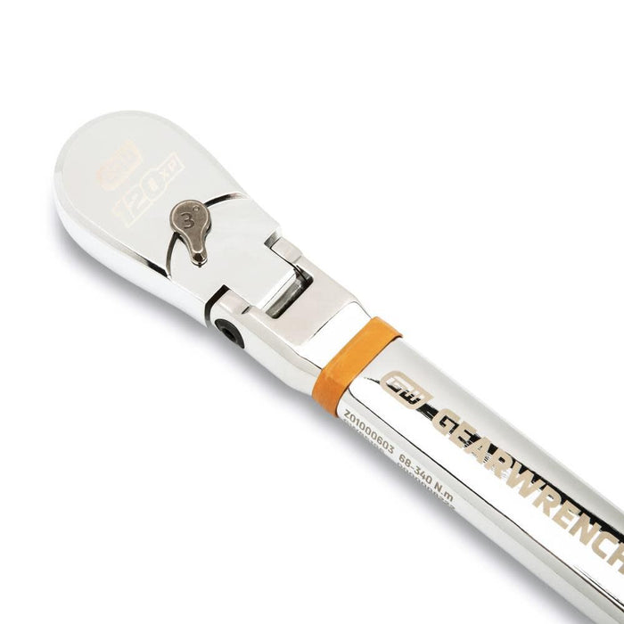 GEARWRENCH 1/2in Drive 120XP Flex Head Electronic Torque Wrench with A ...