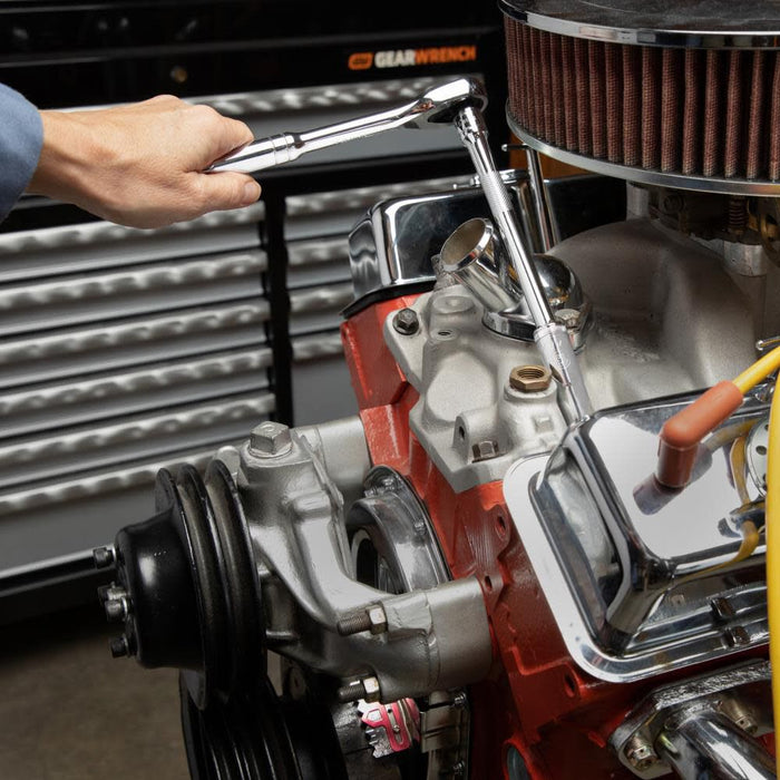 GEARWRENCH 53 Piece 1/4", 3/8" Metric 6 Point SAE Standard & Deep Mechanics Tool Set - 89091