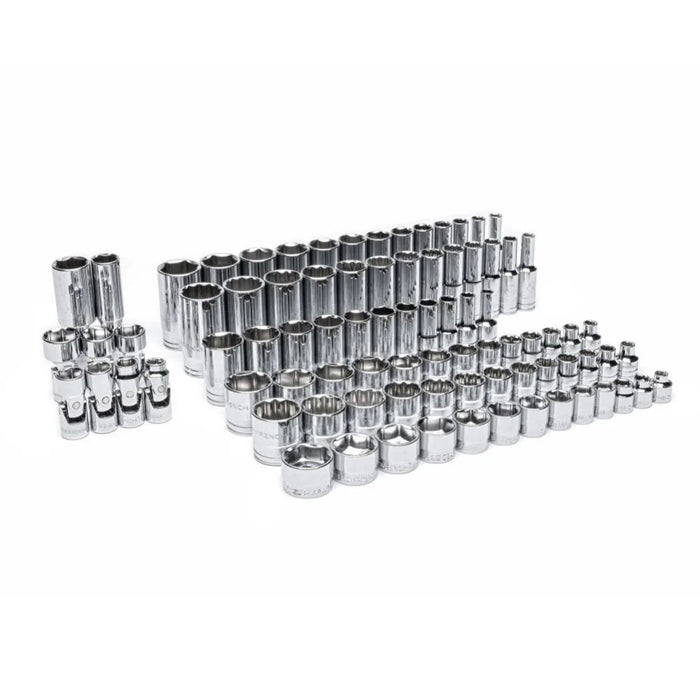 GEARWRENCH 85 Piece 3/8" Drive Master SAE Socket Set in Foam Storage Tray | GWMSSKT38SAE