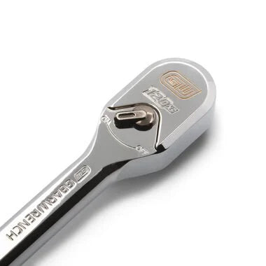 GEARWRENCH 81211XP 3/8" Drive 120XP Full Polish Chrome Teardrop Ratchet 8-1/4"