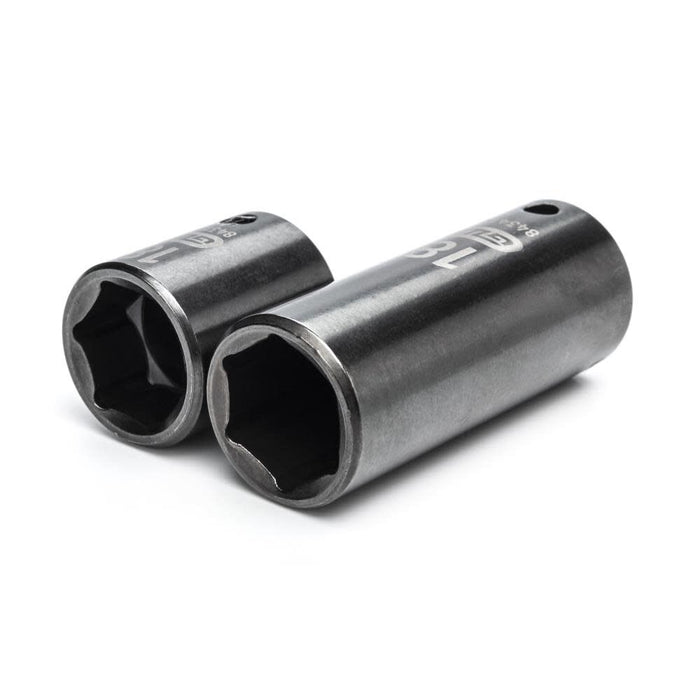 GEARWRENCH 51 Piece 3/8" Drive 6 Point Metric Standard & Deep Impact Socket Set - 89092