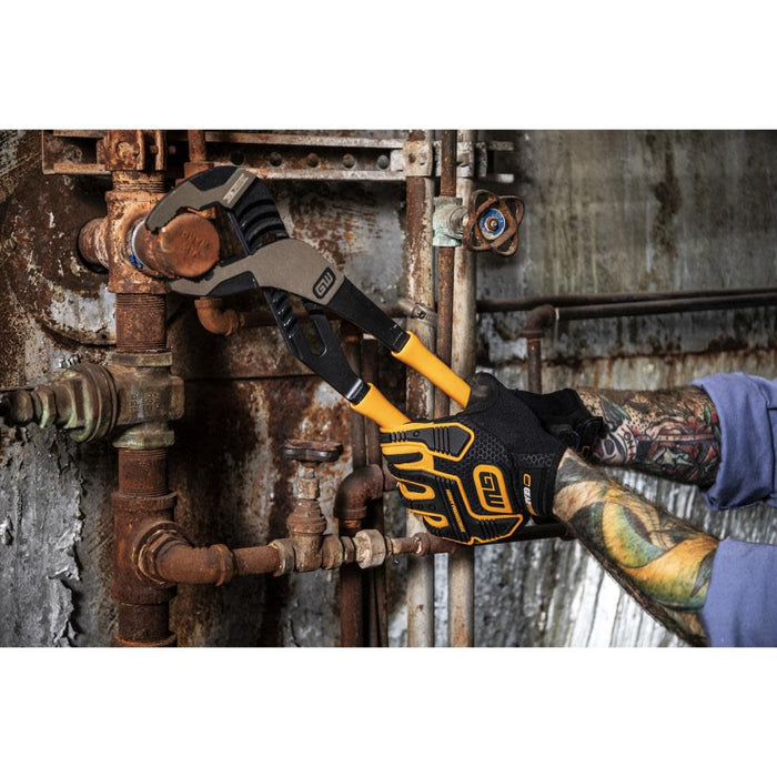 GEARWRENCH 82168 V-Jaw Dipped Handle Tongue and Groove Plier, 8" Size