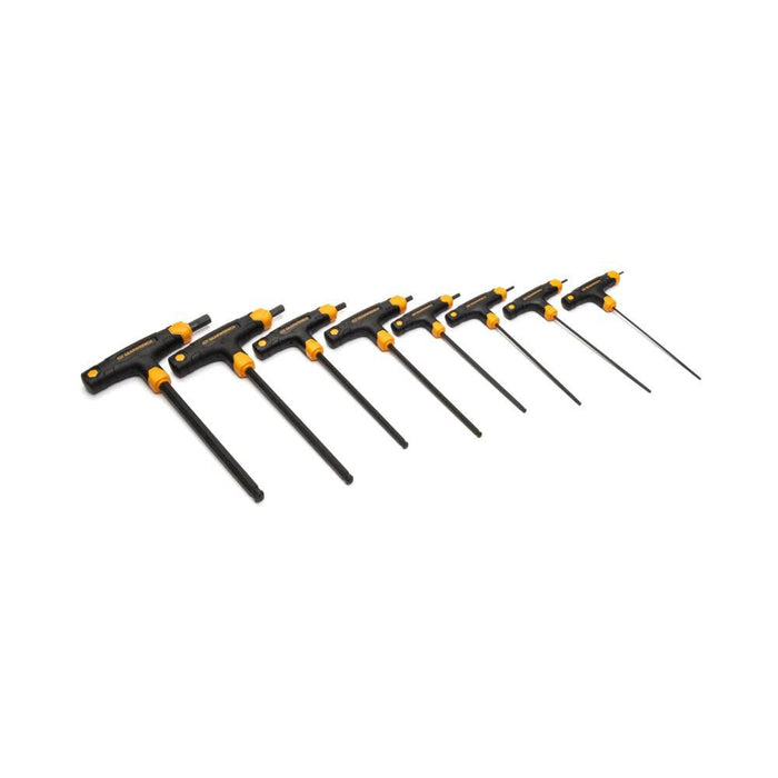 GEARWRENCH 8 Piece Metric Ball End T-Handle Hex Key Set - 83520