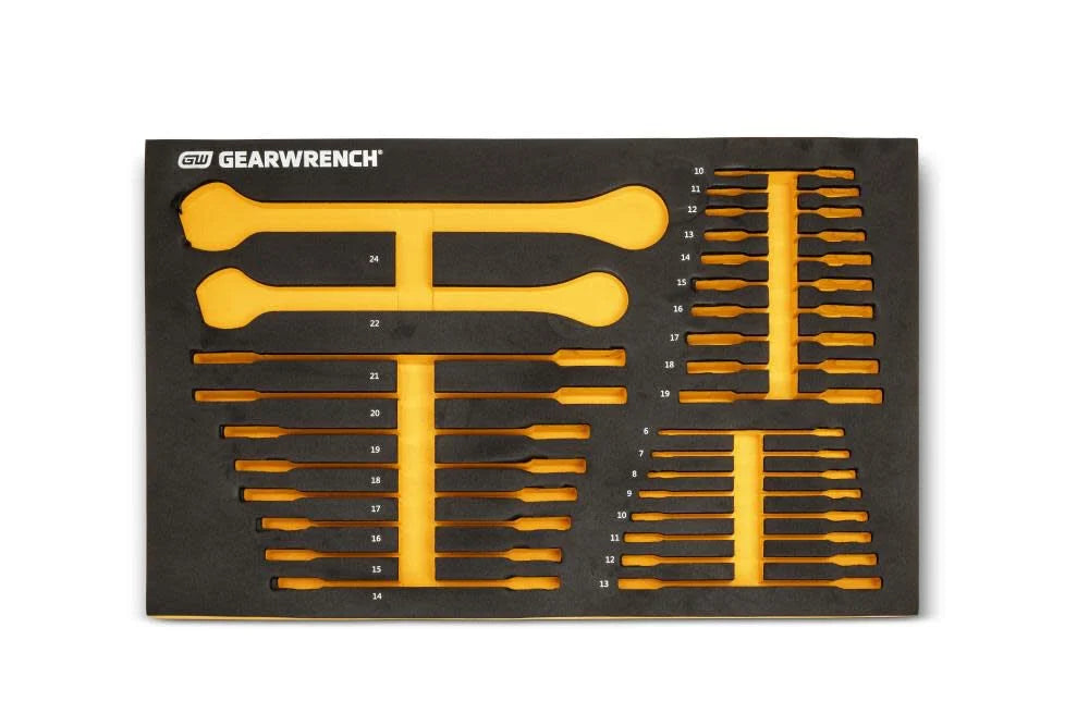 GEARWRENCH Metric Ratcheting Wrench Set 28pc 86527
