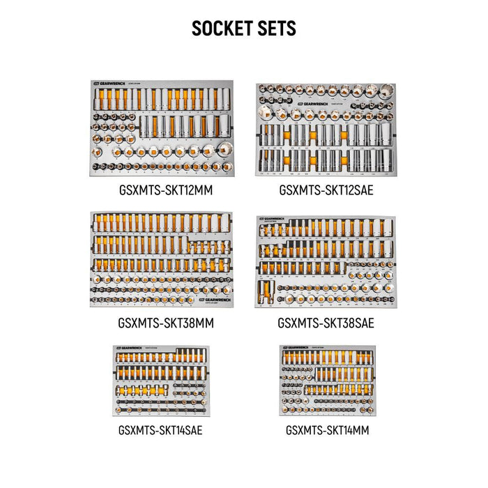 GEARWRENCH MEGAMOD 1024-Piece Mechanics Tool Set in Premium Modular Foam Trays with Tool Storage