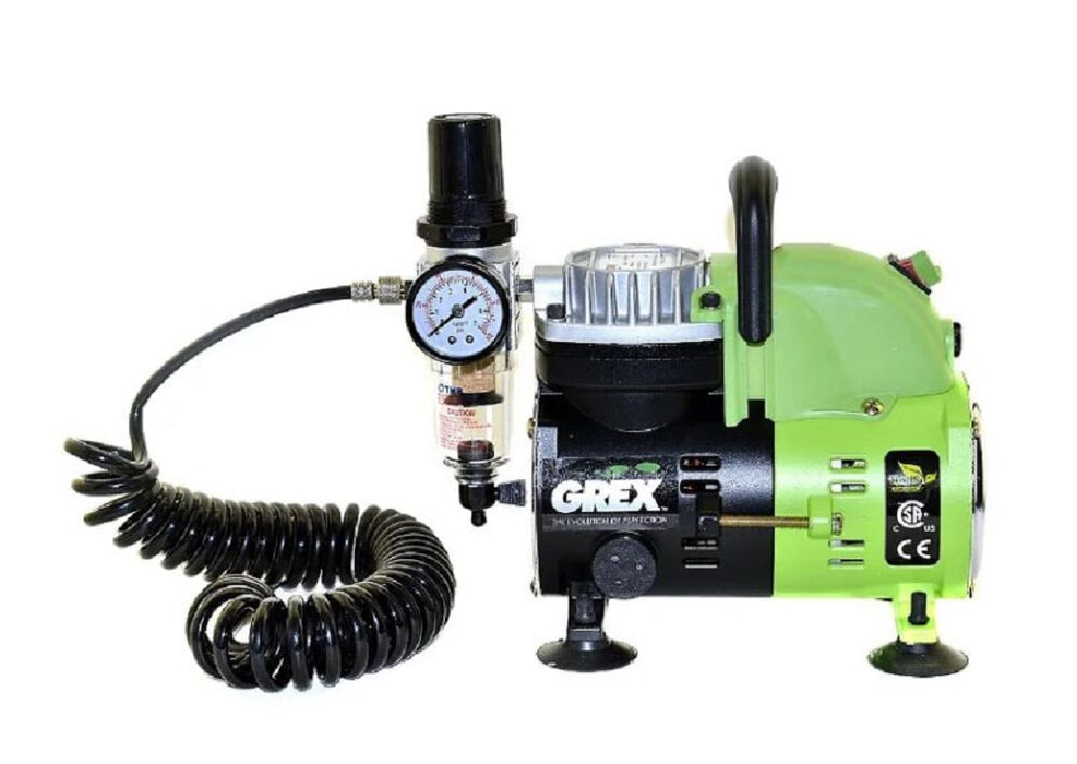 Grex Power Tools 1/8 HP Portable Piston Air Compressor 115V