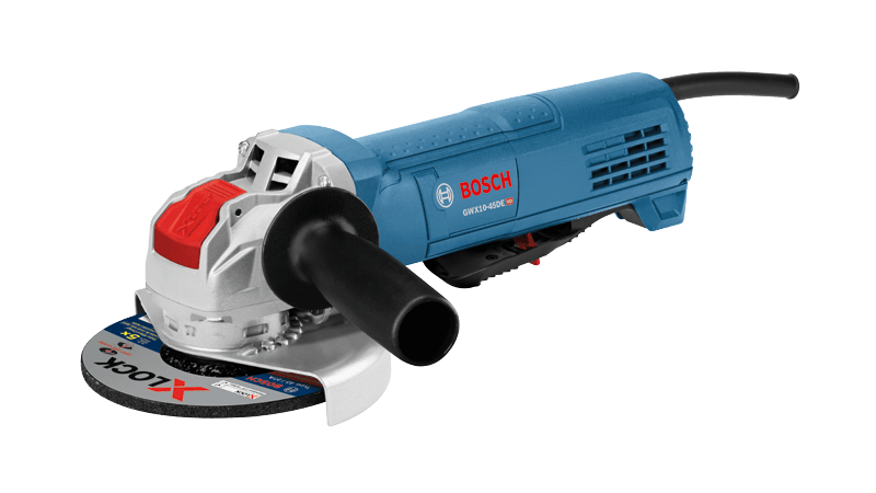 Bosch (GWX10-45DE) 4-1/2 In. X-LOCK Ergonomic Angle Grinder with No Lock-On Paddle Switch