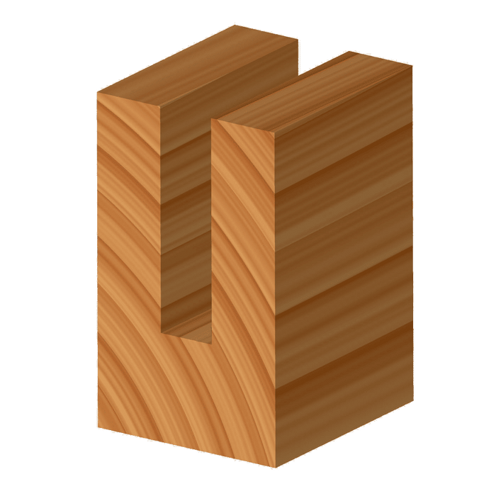 Freud 04-111 7/32" Diameter Double Flute Straight Bit with 1/4" Shank