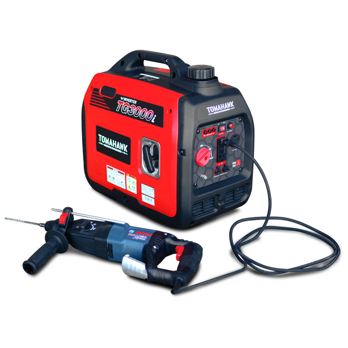 Tomahawk TG3000i-BRV 3000 Watt Inverter Generator Super Quiet Portable Gas Power Professional Use - Camo Special Edition
