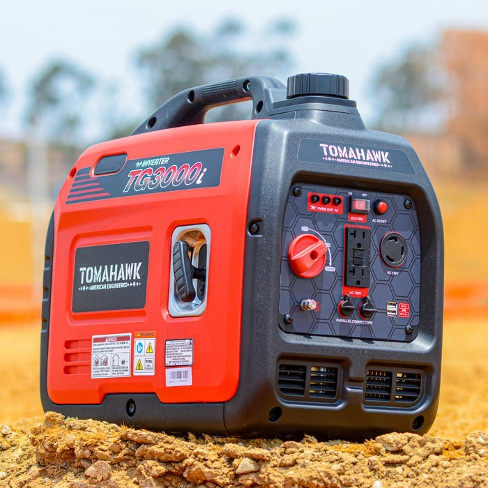 Tomahawk TG3000i-BRV 3000 Watt Inverter Generator Super Quiet Portable Gas Power Professional Use - Camo Special Edition