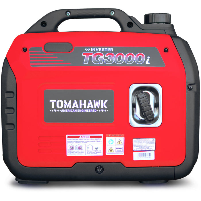 Tomahawk TG3000i-BRV 3000 Watt Inverter Generator Super Quiet Portable Gas Power Professional Use - Camo Special Edition