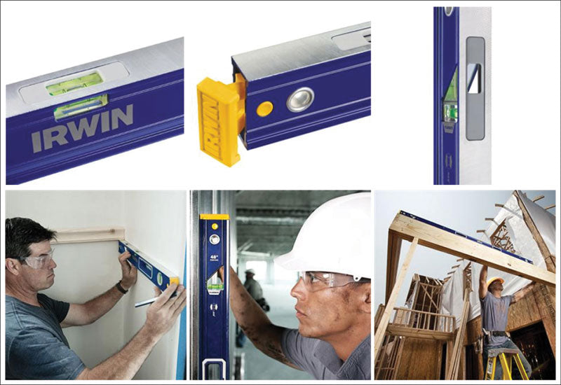 IRWIN 1794071 96-Inch 2500 Box Beam Level, Blue