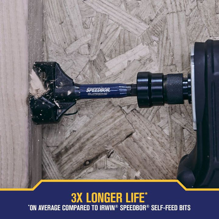 IRWIN IWAX2006 Speedbor Supreme 1-3/4-in X 6-in Woodboring Self-Feed Drill Bit