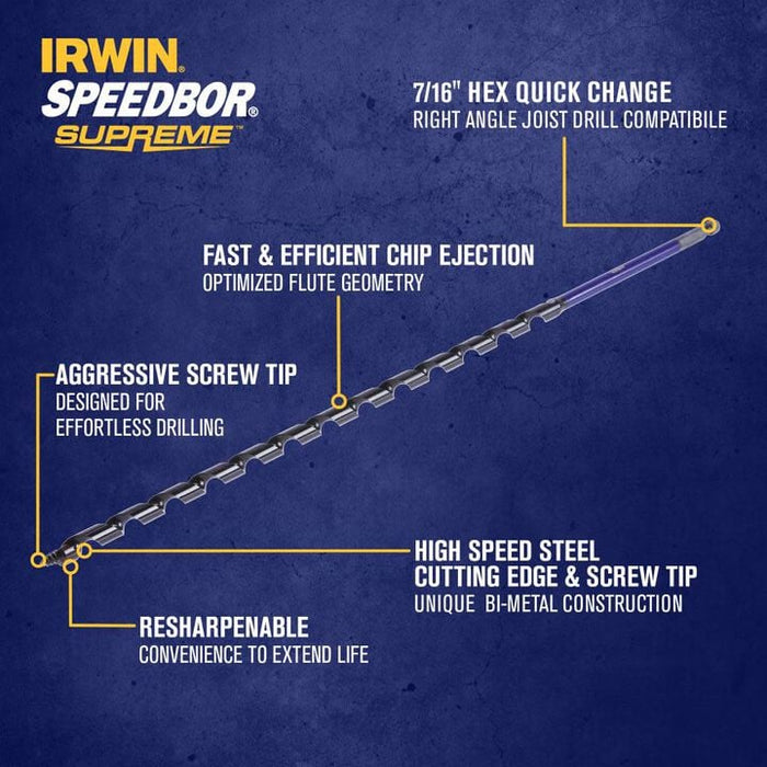 IRWIN IWAX3005 Auger Bit Speedbor Supreme