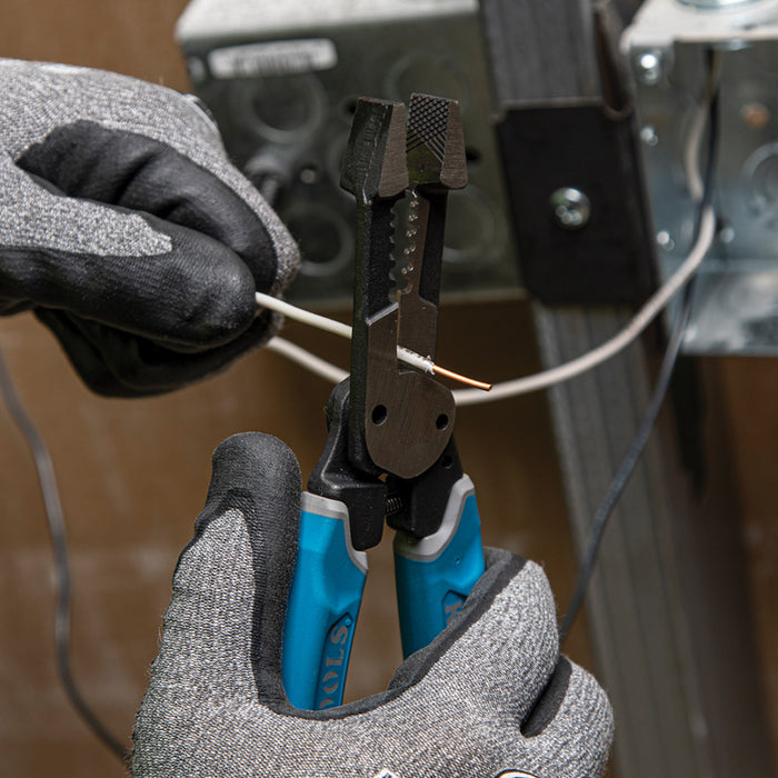 Klein Tools K12035 Klein-Kurve Heavy-Duty Wire Stripper 8-20 AWG