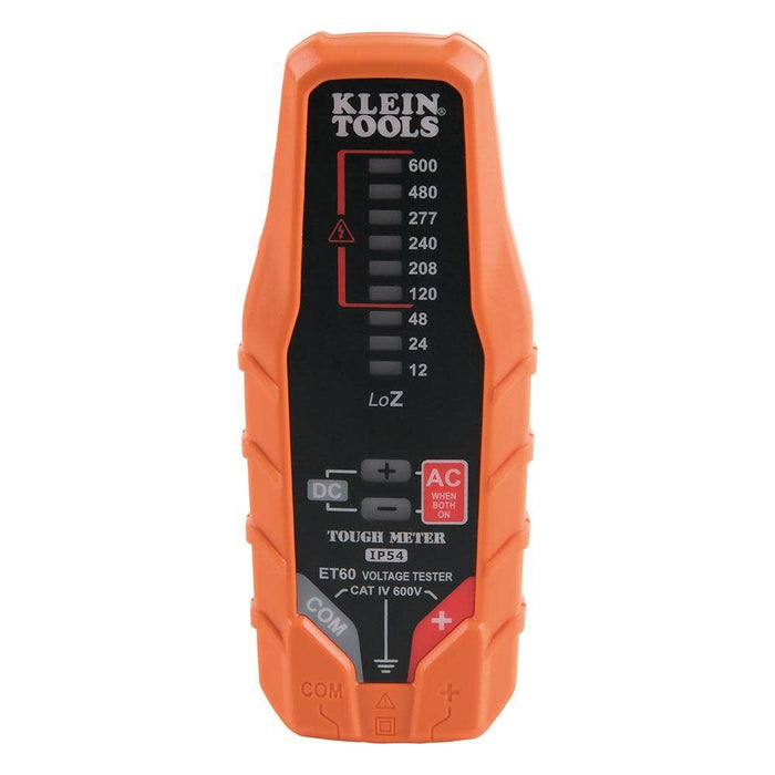 Klein Tools ET60 Voltage Tester, Tests AC and DC Voltage and Low Voltage, No Batteries Needed