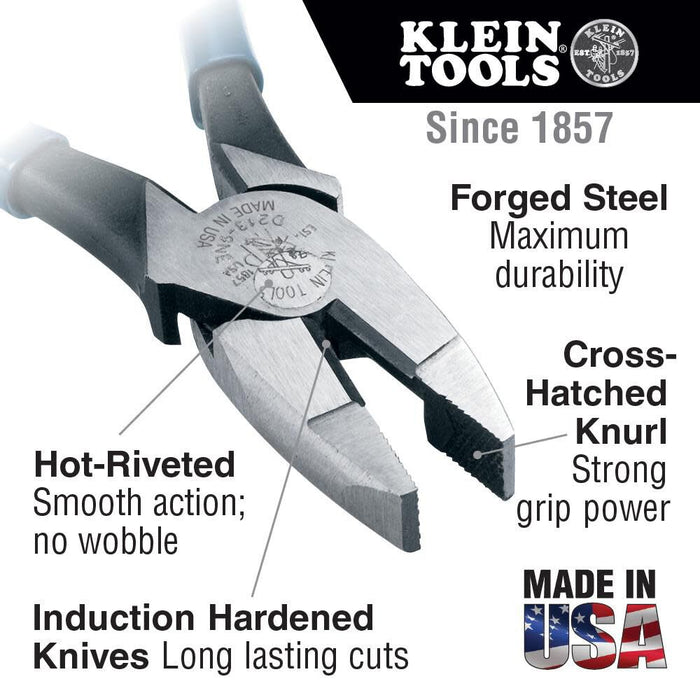 Klein Tools 9 Inch Side Cut Pliers -D2139NE