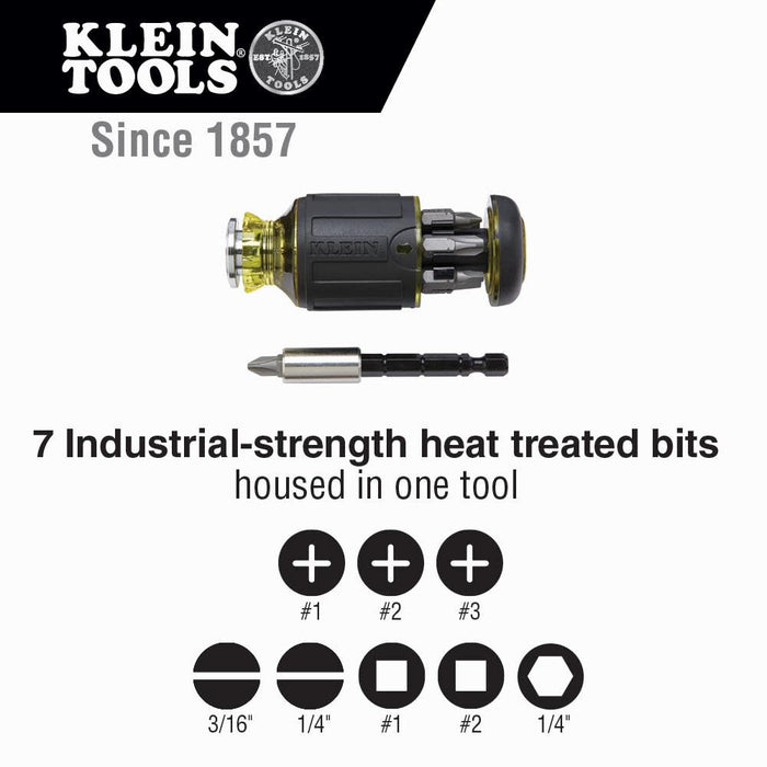 Klein Tools Mini Ratchet and Multi-Bit Driver Set-85515HD