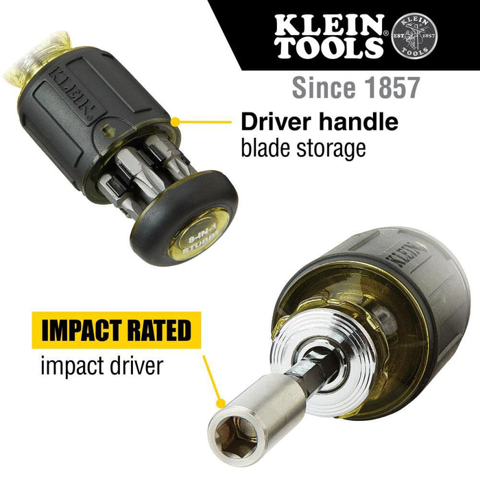 Klein Tools Mini Ratchet and Multi-Bit Driver Set-85515HD