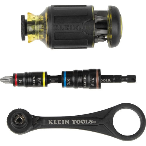Klein Tools Mini Ratchet and Multi-Bit Driver Set-85515HD