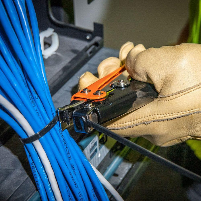 Klein Tools 86570 Tie Tensioning Tool, for Ties Rated at 120 to 250-Pound, Supplies up to 65-Pound of Tension, Handle Grips for Comfort