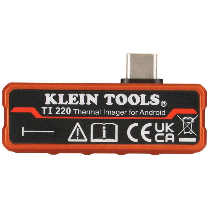 Klein Tools TI220 Thermal Imager for Android Devices, Thermal Imaging Camera, 10,800 Pixels, Three Color Palettes, High/Low Temperatures