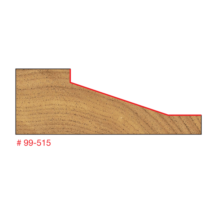 Freud 99-515 3-1/2" Diameter Raised Panel Bit with 1/2" Shank