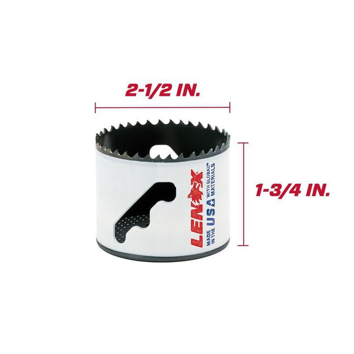Lenox 3004040L Bi-Metal Speed Slot Hole Saw with T3 Technology, 2-1/2"