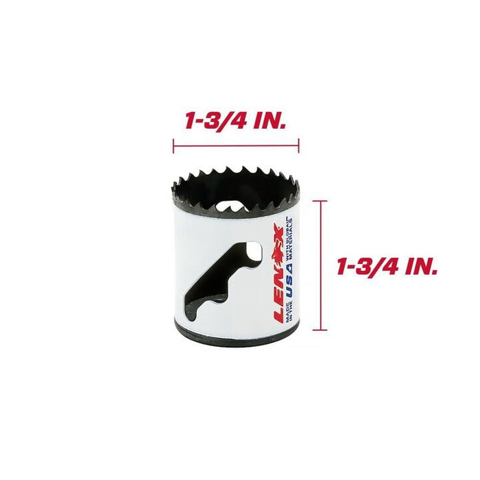 Lenox 3002828L Bi-Metal Speed Slot Hole Saw with T3 Technology, 1-3/4"