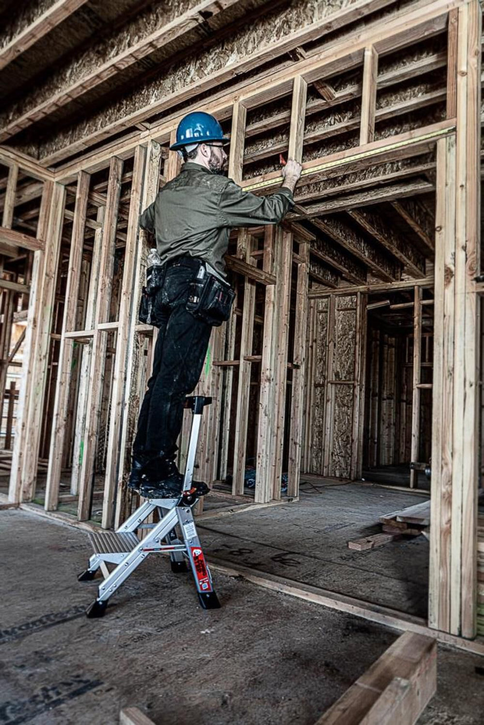 Little Giant Ladders Jumbo Step M2 Type 1AA Aluminum — Contractor Tool ...