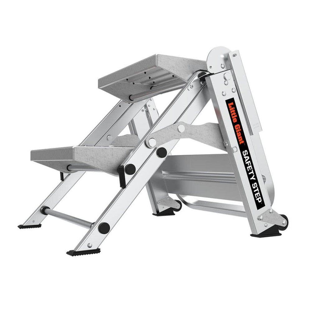 Little Giant Ladders Safety Step M2 Aluminum Type 1A Step Ladder ...