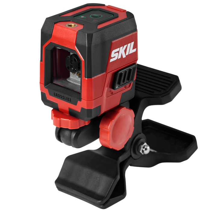 SKIL Self-Leveling Green Cross Line Laser Level with Clamp