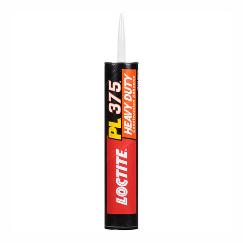 Loctite PL375 VOC Heavy Duty Construction Adhesive, Versatile Construction Glue for Wood, Fiberboard, Drywall & More, 10 fl oz Cartridge (Pack of 1)