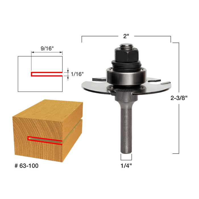 Freud 63-100 9/16" Depth Slotting Cutter Set
