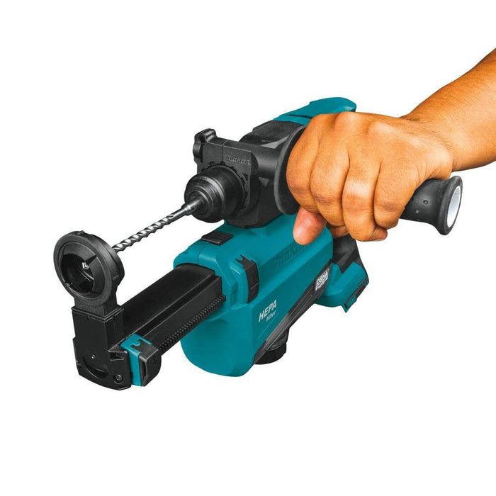 Makita 18V LXT️ 11/16in AVT️ SDS Plus Rotary Hammer Kit with HEPA Dust Extractor (Bare Tool)