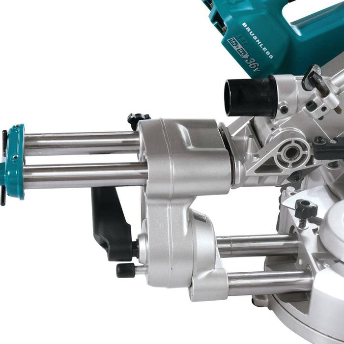 Makita (XSL02Z) 36V (18V X2) LXT Brushless 7‑1/2" Dual Slide Compound Miter Saw (Bare Tool)