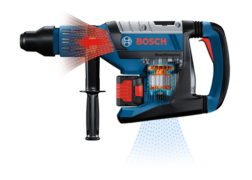 Bosch GBH-18V-45CK24 PROFACTOR 18V Connected-Ready SDS-max 1-7/8 In. Rotary Hammer Kit with (2) CORE18V 8 Ah High Power Batteries