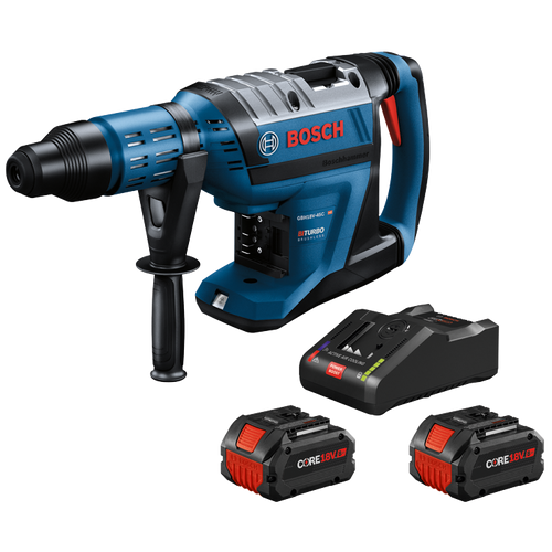 Bosch GBH-18V-45CK24 PROFACTOR 18V Connected-Ready SDS-max 1-7/8 In. Rotary Hammer Kit with (2) CORE18V 8 Ah High Power Batteries