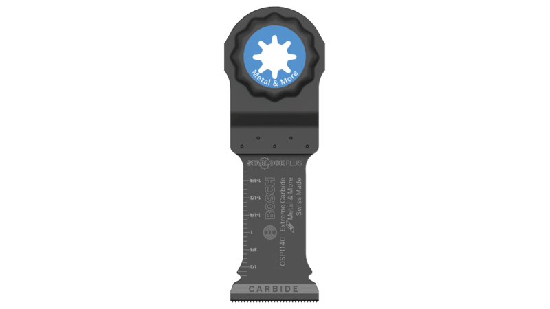 Bosch (OSP114C) 1-1/4 In. StarlockPlus Oscillating Multi Tool Carbide Plunge Cut Blade