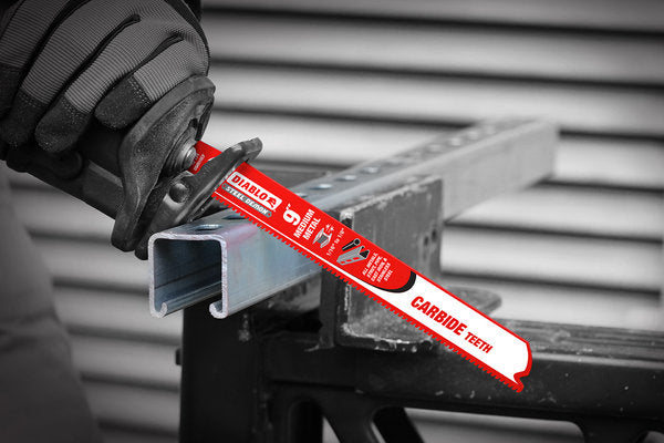 Diablo DS0610CF Steel Demon Carbide Teeth Reciprocating Saw Blade for Medium Metal - 6" Length, 10 TPI