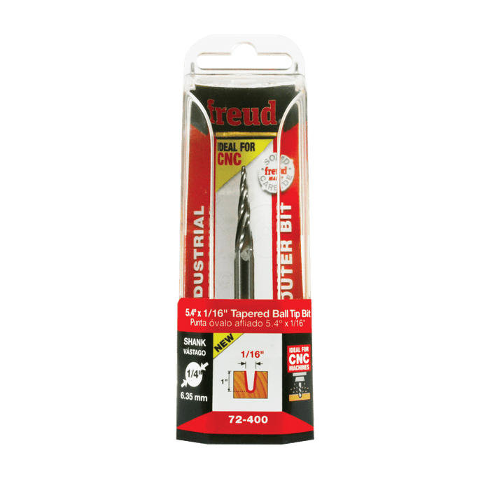 Freud 72-400 5.4" x 1/16" Tapered Ball Tip