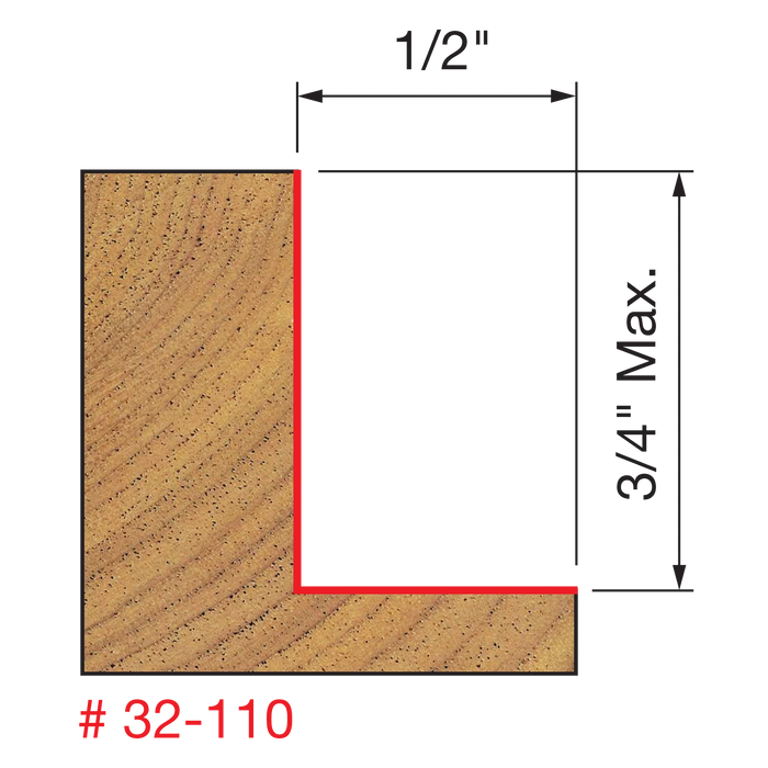 Freud 1-3/8" Rabbeting Router Bit