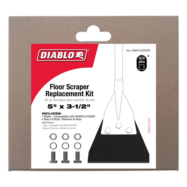 Diablo DMAPLCH2060RP SDS-Plus Floor Scraper Replacement Kit